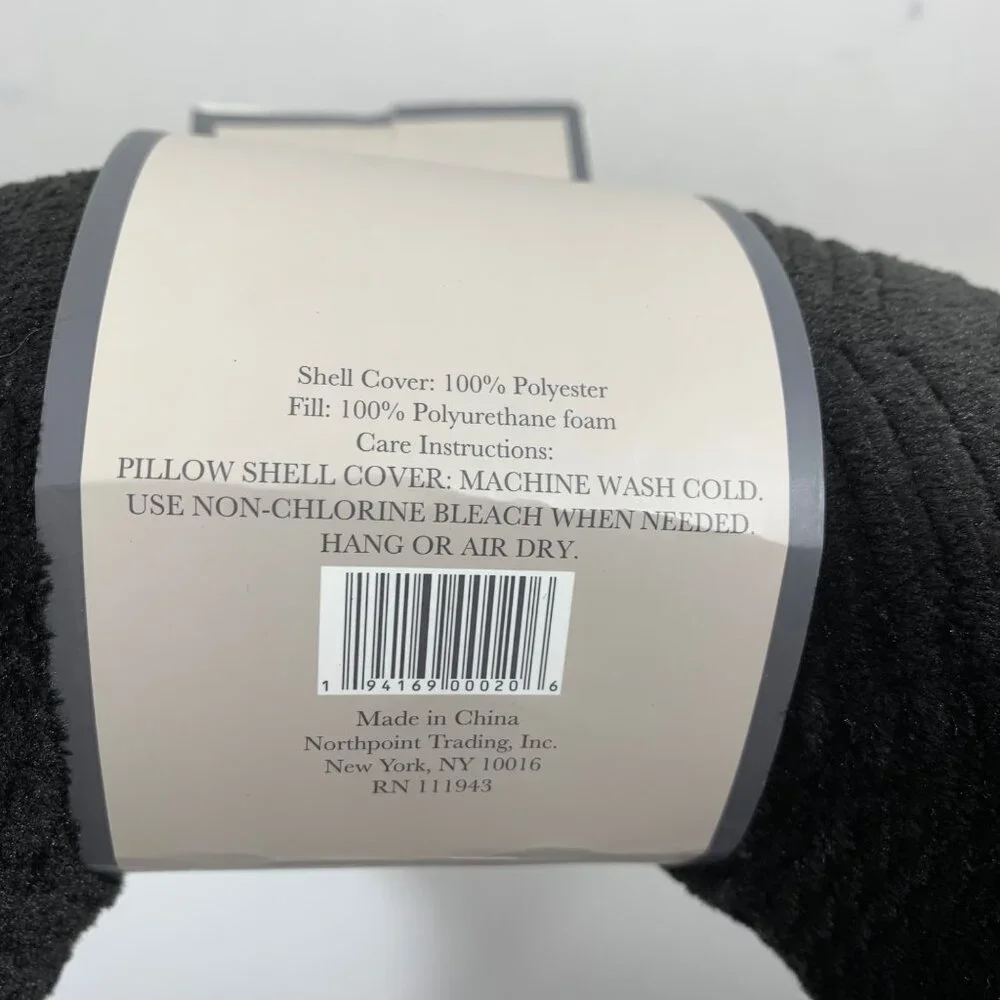 Velvet Travel Pillow With Memory Foam For Comfort & Support By Mythology NWT